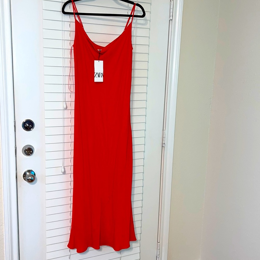 NWT Sold Out Zara Satin Slip Dress